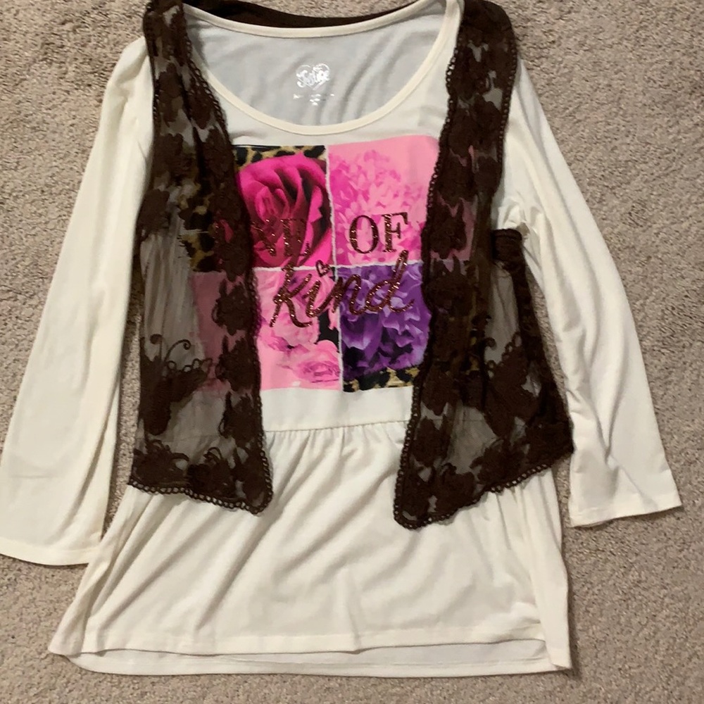 Justice, Two-piece top, Size 20